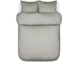 Marc O'Polo Olle Dekbedovertrek Biologisch Katoenflanel Denim blue - Tweepersoons – 200x200/220 cm