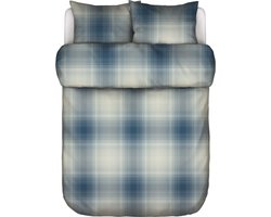 Marc O'Polo Phia Dekbedovertrek Biologisch Katoenflanel Stormy blue - Tweepersoons – 200x200/220 cm