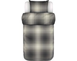 MARC O'POLO Phia Dekbedovertrek Zwart - Eenpersoons – 140x200/220 cm