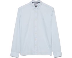 Marc O'Polo relaxed fit heren overhemd - structuur - lichtblauw