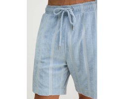 MARC O'POLO Relaxte shorts van gestreepte badstof. Medium