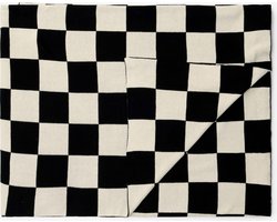 MARC O'POLO Rykki Plaid Zwart - 150x200 cm