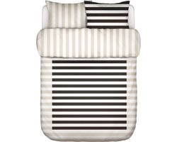 MARC O'POLO Sanna Dekbedovertrek Antraciet - Lits-Jumeaux - 240x200/220 cm