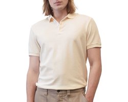 Marc O'Polo shaped fit polo - heren poloshirt - wit - Maat: S