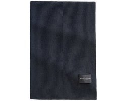 Marc O'Polo sjaal Knitted Scarf Dark Navy donkerblauw