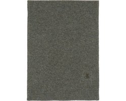 Marc O'Polo Sjaal Knitted Scarf Graphite Grey Melange Grijs
