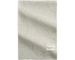 Marc O'Polo sjaal Knitted Scarf White Cotton wit
