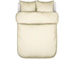 Marc O'Polo Steffe Dekbedovertrek Biologisch Katoenperkal Wood tan - Lits-Jumeaux - 240x200/220 cm