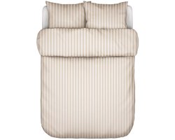 MARC O'POLO Steffe Dekbedovertrek Dark Sand - Tweepersoons – 200x200/220 cm
