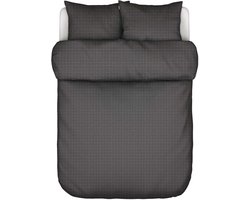 Marc O'Polo Suni Dekbedovertrek Antraciet - Tweepersoons – 200x200/220 cm
