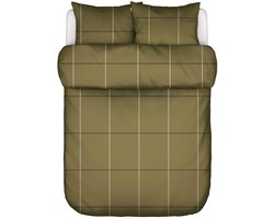 Marc O'Polo Suvie Dekbedovertrek Biologisch Katoenperkal Deep pea - Tweepersoons – 200x200/220 cm
