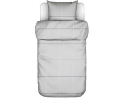 MARC O'POLO Suvie Dekbedovertrek Grey mist - Eenpersoons – 140x200/220 cm