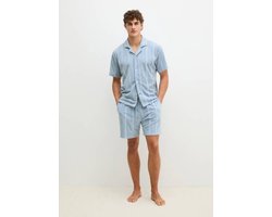MARC O'POLO T-SHIRT GESTREEPTE BADSTOF SMALL
