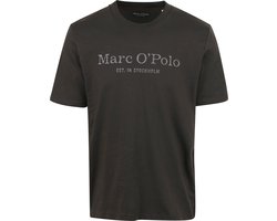Marc O'Polo T-Shirt Logo Antraciet - Maat XXL - Heren - Casual T-shirts