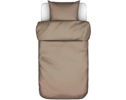 Marc O'Polo Thore Dekbedovertrek Dark Sand - Eenpersoons – 140x200/220 cm