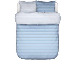 MARC O'POLO Thyra Dekbedovertrek Denim blue - Tweepersoons – 200x200/220 cm