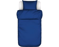 MARC O'POLO Tove Dekbedovertrek Cool Cobalt - Eenpersoons – 140x200/220 cm