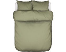 MARC O'POLO Tove Dekbedovertrek Mosgroen - Tweepersoons – 200x200/220 cm