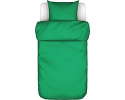 MARC O'POLO Tove Dekbedovertrek Vivid Green - Eenpersoons – 140x200/220 cm