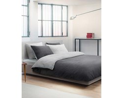 Marc O'Polo Vari Dekbedovertrek - Litsjumeaux XL - 260x200/220 cm - Anthracite