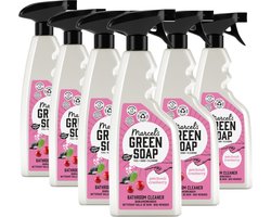 Marcel's Green Soap - Badkamerreiniger Patchouli & Cranberry - 6 x 500ml