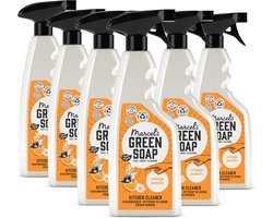 Marcel's Green Soap - Keukenreiniger Spray Sinaasappel & Jasmijn - 6 x 500ml