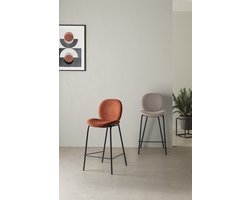 Marckeric - Barkruk Cori - Rood - 43x54x66cm - Set van 2