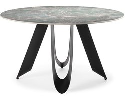 Marckeric - Eetkamertafel Aila - Zwart - 135x135x76cm