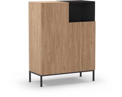 Marckeric - Kast Cailin - Zwart - 90x40x120cm