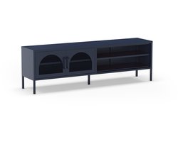 Marckeric - Tv-meubel Diora - Blauw - 160x35x50cm