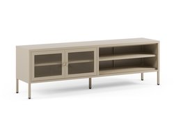 Marckeric - Tv-meubel Fayna - Beige - 160x35x50cm