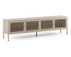 Marckeric - Tv-meubel Fayna - Beige - 160x35x50cm
