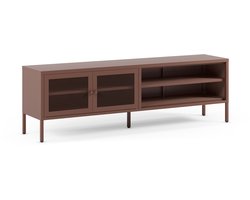 Marckeric - Tv-meubel Fayna - Rood - 160x35x50cm