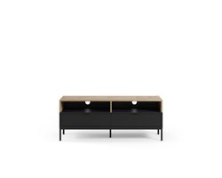 Marckeric - Tv-meubel Marion - Zwart - 140x40x55cm