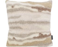 Mare Plush Beige Kussenhoes | 45 x 45 cm | Teddy / Boucle / Polyester