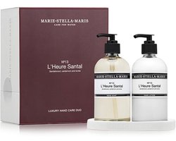 Marie-Stella-Maris - No.13 L'Heure Santal | handsoap 250 ml + hand lotion 250 ml + Tray | geschenkset