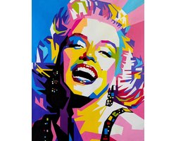 Marilyn Pop Art- Kristal Helder Galerie kwaliteit Plexiglas 5mm.- Blind Aluminium Ophang-frame- Fotokunst - luxe wanddecoratie- Akoestisch en UV Werend- inclusief verzending