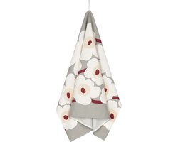 Marimekko Pieni Unikko theedoek grijs