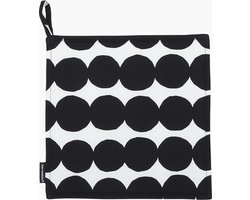 Marimekko Räsimatto zwart wit pannenlappen