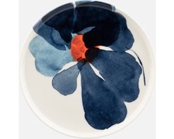 Marimekko - VALSSI - bord - 20cm - Donker Blauw Oranje