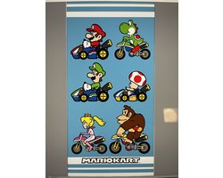 Mario strandlaken mariokart 70 x 140 cm