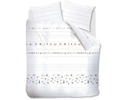 Marjolein Bastin Beach dekbedovertrek - Eenpersoons - 140x200/220 - Naturel