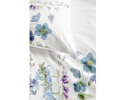 Marjolein Bastin Blue Garden dekbedovertrek - Tweepersoons - 200 x 200/220 cm - Blauw