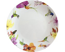 Marjolein Bastin Hummingbirds Bord Coupe Plat 25 cm Wit