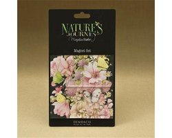 Marjolein Bastin Nature's Journey set van 4 mangneten Bloemen