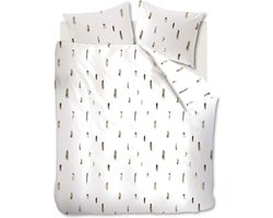 Marjolein Bastin Veder Dekbedovertrek - Tweepersoons - 200x200/220 cm - Natural