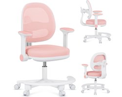 Mark Adler Junior 3.6 - Ergonomische Bureaustoel Kind - Verstelbaar met Voetensteun - Roze