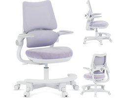 Mark Adler Junior 5.7 Kinderstoel - Ergonomische Bureau Stoel voor Kinderen - Verstelbaar & Comfortabel - Paars