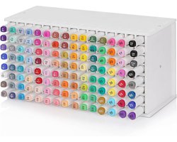 Marker Opbergrek met 120 Slots - Organiser voor Bureau & Knutselspullen - Verwijderbare Verdelers
