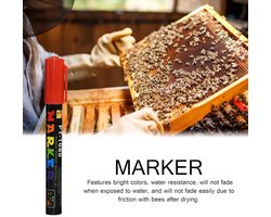 Marker voor bijenkoningin - Imkeruitrusting voor het markeren van bijenkoninginnen in de tuin en bijenkorf